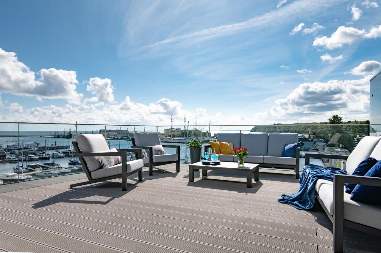 Yacht Park Premium Apartment Sea View กดิเนีย ภายนอก รูปภาพ